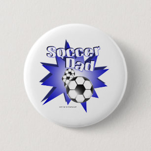 Soccer DAD 6 Cm Round Badge