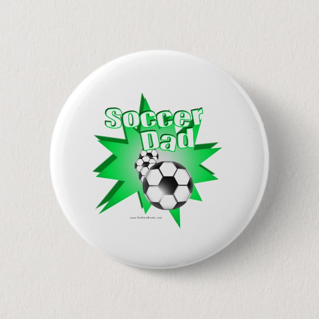 Soccer Dad 6 Cm Round Badge (Front)
