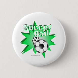 Soccer Dad 6 Cm Round Badge