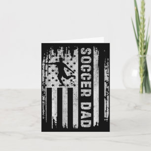 Soccer Dad American Flag Usa On Ck Father Soccer D Card