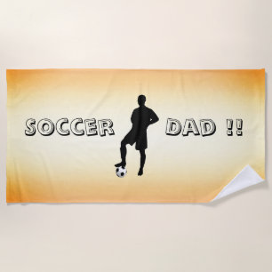 Soccer Dad Beach Towel