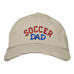 SOCCER, Dad - Customised - Customised Embroidered Hat