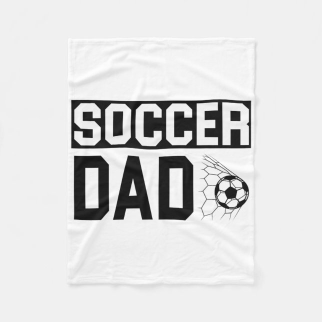 Soccer Dad  Fleece Blanket (Front)