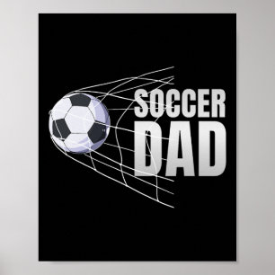 Soccer Dad Footll Sport Footller Soccer Player Fat Poster