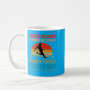 Soccer Dad Funny Fathers Day Gift Vintage Retro Coffee Mug