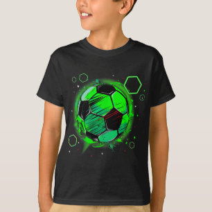 Soccer Dad Funny Layered Text Father Coach Player T-Shirt