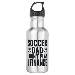 Soccer Dad I Don’t Play I Finance Vintage T-Shirt_ 532 Ml Water Bottle