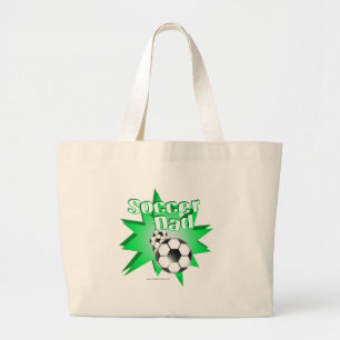 Soccer Dad Large Tote Bag