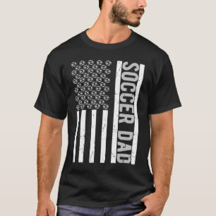 Soccer Dad US Flag Soccer Player Father T-Shirt