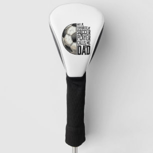 Soccer Dad Vintage Engraving Quote Vector Design_1 Golf Head Cover