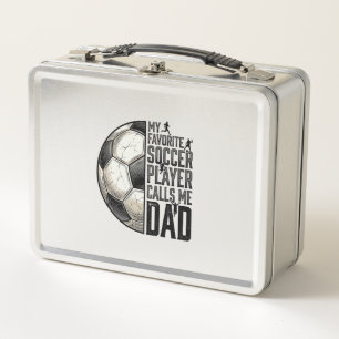 Soccer Dad Vintage Engraving Quote Vector Design_1 Metal Lunch Box