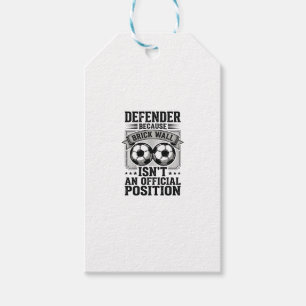 Soccer Defender Brick Wall Vintage Shirt Design_1 Gift Tags