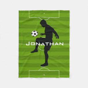 Soccer Design Fleece Blanket