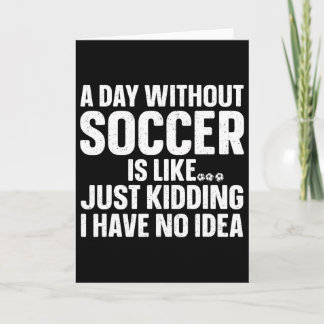 Soccer Design For Men Women Boys Soccer Lover Socc Card
