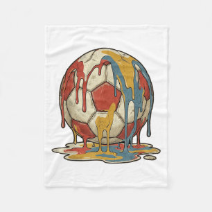 Soccer Design for Soccer Lovers Soccer Players Men Fleece Blanket