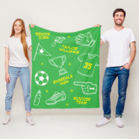 Soccer Doodle Drawing Custom Name Senior Night