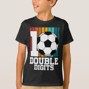 Soccer Double Digits 10 Year Old - 10th Birthday  T-Shirt