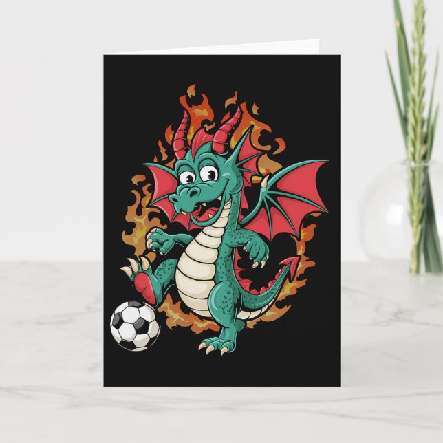 Soccer Dragon  Card (Front)