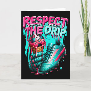 Soccer Drip Boys Ice Cream Drip Youth Respect The Card