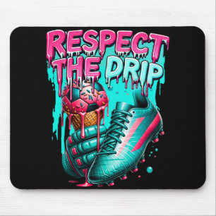 Soccer Drip Boys Ice Cream Drip Youth Respect The  Mouse Pad