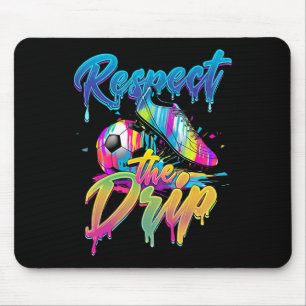 Soccer Drip Boys Ice Cream Drip Youth Respect The  Mouse Pad