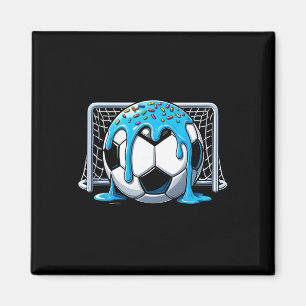 Soccer Drip Ice Cream Drip Soccer Boys Girls Socce Magnet