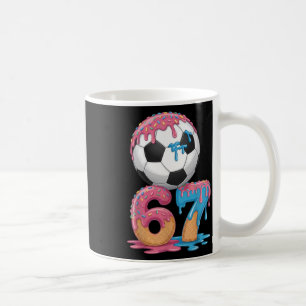 Soccer Drip Number 67 Boys Soccer Player 67 _1  Coffee Mug
