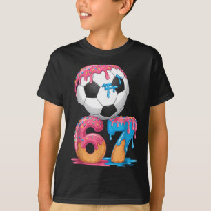 Soccer Drip Number 67 Boys Soccer Player 67  T-Shirt
