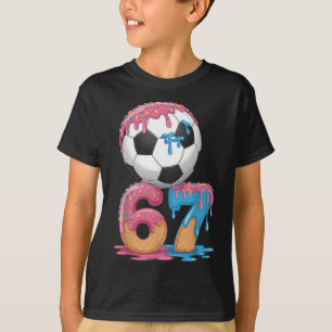 Soccer Drip Number 67 Boys Soccer Player 67 T-Shirt