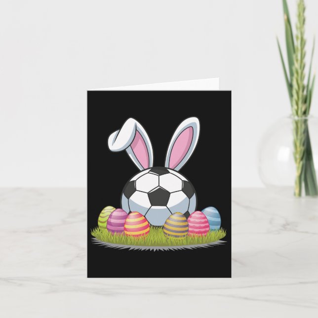 Soccer Easter  Card (Front)