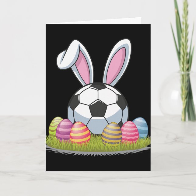 Soccer Easter  Card (Front)