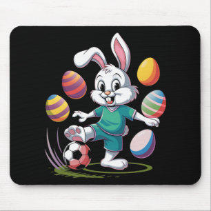 Soccer Easter Shirt Boys Kids Easter Bunny Soccer  Mouse Pad