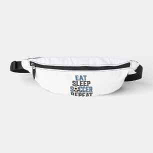 Soccer Eat Sleep Repeat Vintage Typography Shirt_1 Bum Bags