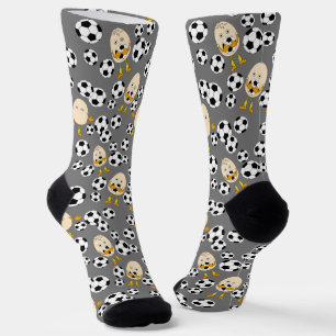 Soccer Egghead Pattern Socks