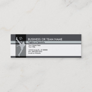 soccer elegance mini business card