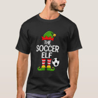 Soccer Elf Xmas Matching Family Elf Squad Christma