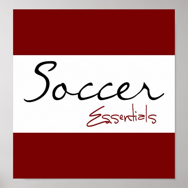 Soccer Essentials Poster (Front)