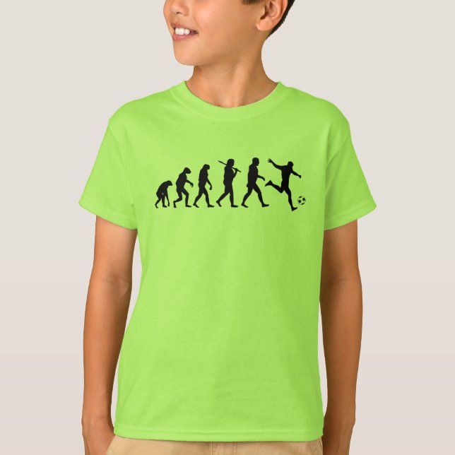 Soccer Evolution b T-Shirt (Front)