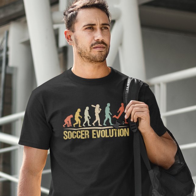 Soccer Evolution – Human Evolution to Soccer Lover Tri-Blend Shirt (Creator Uploaded)