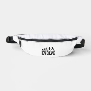 Soccer Evolution Vintage Vector Shirt Design_1 Bum Bags