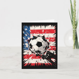 Soccer Explosion Cool Clash For Sport Fans And Pla Card