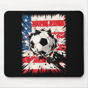 Soccer Explosion Cool Clash For Sport Fans And Pla Mouse Pad