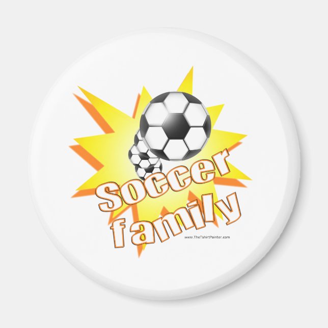Soccer Family Magnet (Front)