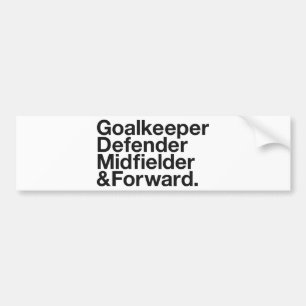 SOCCER Fan Bumper Sticker