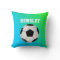 Soccer Fan Custom Throw Pillow
