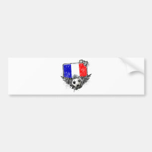 Soccer fan France Bumper Sticker