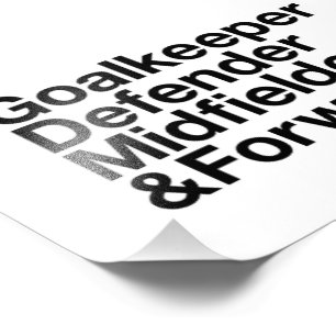 SOCCER Fan Photo Print