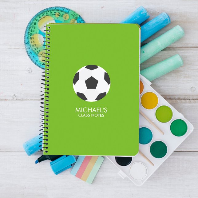 Soccer Fan Spiral Notebook (Creator Uploaded)