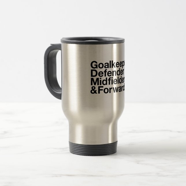 SOCCER Fan Travel Mug (Front Left)