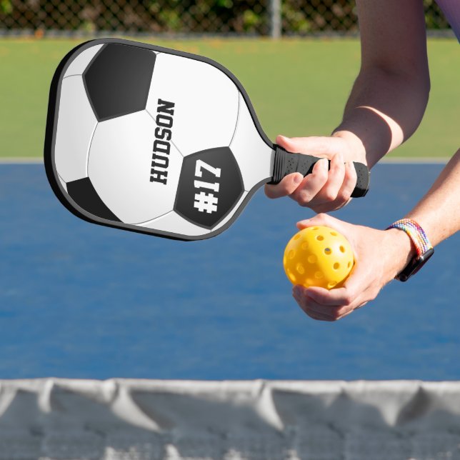 Soccer Fans Player Number and Name Pickleball Paddle (Insitu)